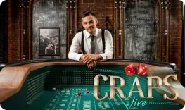 Craps live la LuckyWave Casino